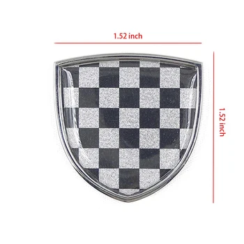 5pcs Metal Union Jack Emblema de la Insignia de Pegatinas Decal Para el Mini Cooper Countryman Clubman F54 F55 F56 R55 R56 R60 F60 de los Accesorios del Coche