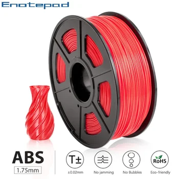Enotepad ABS de la Impresora 3D del Filamento 1.75 mm Para los Niños 3D Herramientas de Pluma ABS Filamento Para Impresora 1 KG/2.2 LB Con Cola Con el Buque Rápido