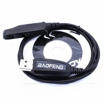 Original Cable de Programación USB para BAOFENG UV-9R BF-A58 BF-9700 Compatible UV-XR UV-5R WP GT-3WP UV-5S UV-9R Más Walkie Talkie