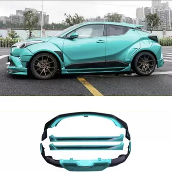 Para Toyota CHR C-HR 2016 2017 2018 2019 Coche de Estilo de Alta Calidad de ABS de Plástico Sin pintar Spoiler Trasero del Color de Frente y de espalda labios