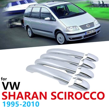 Cromo Manijas de la Cubierta para Volkswagen VW Sharan Scirocco 1995~2010 Accesorios, Pegatinas de Coches Estilo 1996 1997 1998 1999 2000