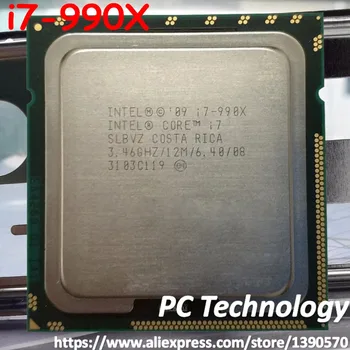 Original de Intel Core i7-990X Procesador Extreme Edition core i7 990X 3.46 GHZ 6-Core 12M Cache LGA1366 CPU 130W envío gratis