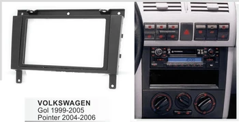Radio de coche en el Salpicadero para VOLKSWAGEN VW Gol G3 1999-2005, Puntero 2004-2006 Dash Kit de Instalación de la Consola de DVD Panel de Guarnecido de la Fascia de la Placa de Bisel