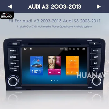 Reproductor de DVD del coche de navegación GPS para Audi A3 S3 2003-2013 sistema Multimedia del coche estéreo de 2 din para radio de coche para android 8.0 de navegación GPS