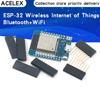 5PCS/LOT VIVIR D1 mini ESP32 ESP-32 WiFi+Bluetooth Internet de las Cosas placa de desarrollo basada en ESP8266 Totalmente funcional