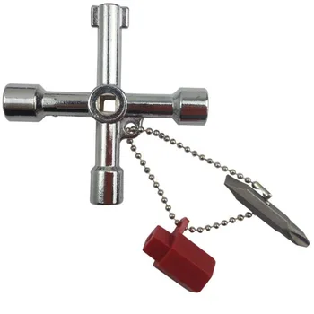 Multi herramienta destornillador llavero triángulo mini destornillador hexagonal de bolsillo de mano kit de herramientas set destornillador llave de la manija