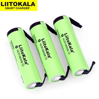 1-10PCS 2019 Liitokala nuevo original NCR18650B 3.7 V 18650 batería de 3400mAh la batería de litio recargable de la batería + DIY de níquel pieza