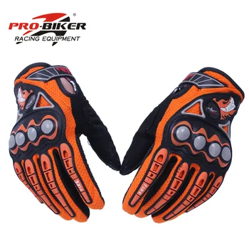 PRO - BIKER guantes de la motocicleta de la motocicleta guantes de verano transpirable caballero guantes racing guantes para hombres y mujeres MCS-23