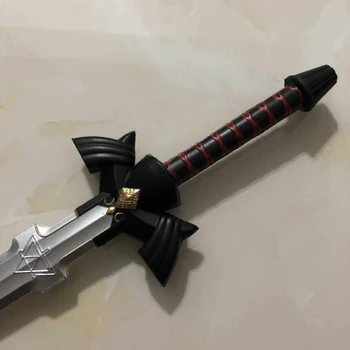 1:1 cosplay 80cm Negro skysword Enlace de Cosplay de la PU de la Espada Cos Proposición de Halloween Arma de juguete de regalo de Navidad Segura de Niños