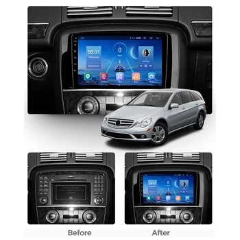Para Mercedes Benz ML GL ML350 GL320 X164 Android 9.0 Radio del Coche Carplay 2005 - 2009 2din 2 Din Reproductor Multimedia 360 Cámara Sony