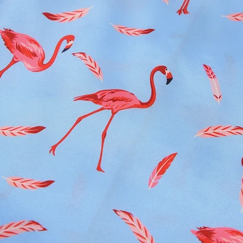 HiLoc Flamingo Patrón De Inicio Traje De Conjuntos Femeninos Conjunto De Pijama De Manga Larga De Impresión De Ropa De Dormir De Las Mujeres Pijama De Raso Bolsillo 2021 Conjunto Primavera