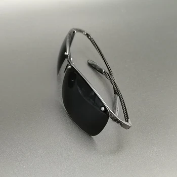 Yaxun de Carbono de Alta calidad marco de Gafas de sol Polarizadas Masculino de conducción Gafas de Sol Gafas gafas oculos de sol masculino Para los Hombres