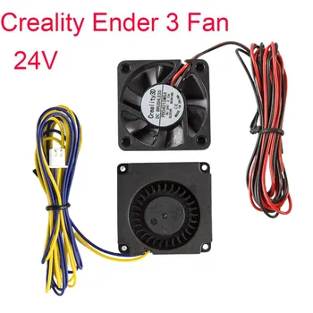 2Pcs Creality Original 4010 Soplador 40x40x10MM 24V DC Ventilador de Refrigeración y 24V Círculo Ventilador para la Impresora 3D de Piezas de Ender 3/Ender 3 Pro