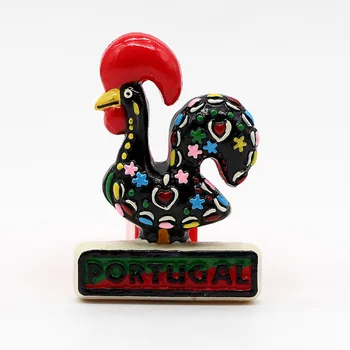 De turismo de españa tienda de regalos coloridos dibujos animados Gallo refrigerador pegado español Gallo modelo magnético pega con la decoración del hogar