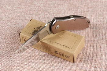 Producto nuevo cuchillo afilado 440c acero de la forja de la colección de la herramienta de cuchillo plegable al aire libre multi-función de auto-defensa de cuchillo