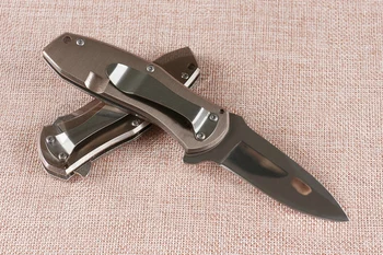 Producto nuevo cuchillo afilado 440c acero de la forja de la colección de la herramienta de cuchillo plegable al aire libre multi-función de auto-defensa de cuchillo