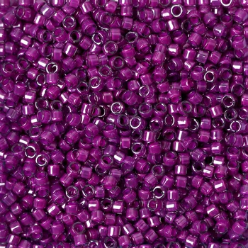 FAIRYWOO 5 Gramos/Bolsa de Miyuki Delica Seedbead 11/0 Bling Bling Perlas de Color Púrpura de la Perla DB281 las Mujeres Colgante De Collar y Pulsera