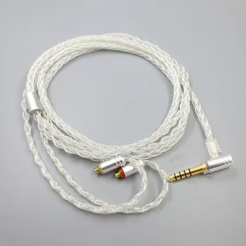 MMCX de Reemplazo de Cable de los Auriculares para SE215 SE535 SE846 UE900 de Auriculares de Plata para la Actualización de la Línea de alta fidelidad Auricular