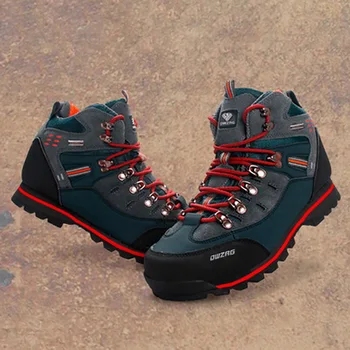TaoBo Alta Cima Pro de Senderismo Zapatos para Hombres, Mujeres al aire libre Impermeable de Gamuza Transpirable Zapatos de Trekking de Montaña, Botas de Escalada Tamaño 46