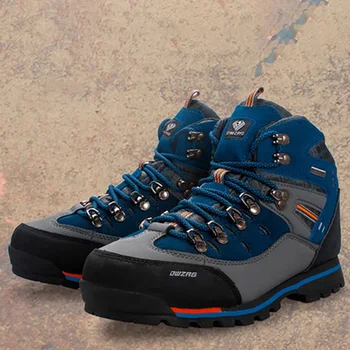 TaoBo Alta Cima Pro de Senderismo Zapatos para Hombres, Mujeres al aire libre Impermeable de Gamuza Transpirable Zapatos de Trekking de Montaña, Botas de Escalada Tamaño 46