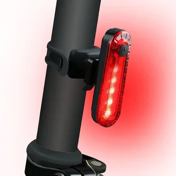 USB Recargable LED de Bicicleta de Montaña de la luz trasera de Seguridad de la Bicicleta Posterior de la Noche a Caballo COB Luces de Advertencia ASD88