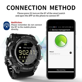 LOKMAT MK16 Reloj Inteligente Hombres Mujeres Watch EL Luminoso Deportes BT Smartwatch de la Actividad de Fitness Tracker reloj de Pulsera para Android / iOS