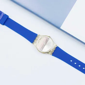 12 mm correa de silicona para los relojes Swatch, de los niños y de las mujeres pulseras, a prueba de agua reloj de correa de accesorios de la banda de reloj