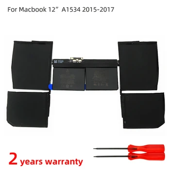 SZTWDONE A1527 A1705 Nueva batería del ordenador Portátil Para APPLE MacBook de 12 Pulgadas de Retina A1534 （-2016-2017 ) MF855 MJY32 MK4M2 7.56 V 5474MAH