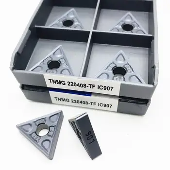 TNMG220404 TF IC907 IC908 TNMG220408 TF IC908 IC907 de carburo de piezas del torno de la herramienta de fresado CNC de corte de la herramienta TNMG herramienta de torneado