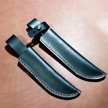 4-60cm Personalizado manual de la primera capa de piel de vaca cuchillo de la vaina, de la vaina de cuchillo caso de la cubierta