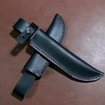 4-60cm Personalizado manual de la primera capa de piel de vaca cuchillo de la vaina, de la vaina de cuchillo caso de la cubierta