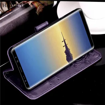 Para Samsung Galaxy Note 8 Coque Parachoques Nota 8 Filp Caso Para Samsung Galaxy Note 8, Cuero y TPU Caso N9500 Ranura de la Tarjeta de Funda Capa
