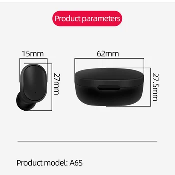 TWS Bluetooth Auricular Inalámbrico Deporte de Fitness de Auriculares Estéreo Deporte Auricular Impermeable Mini Auriculares de Xiaomi Huawei Samsung