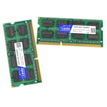 JINGSHA DDR3 DDR3L de 8 gb 4 GB 1333 mhz 1600 mhz Sodimm DDR3 1.35 V 1.5 V Notebook RAM 204Pin Portátil de Memoria Ram