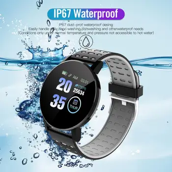 El reloj inteligente 119Plus Bluetooth Inteligente Reloj de los Hombres de la Presión Arterial Smartwatch 2020 las Mujeres Deporte Smartwatch Android amazfit