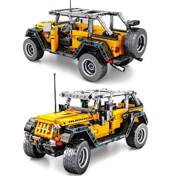 Sembo Technic MOC Jeeps Wrangler la Construcción de Bloques, Ladrillos Modelo del Coche de Carreras Bloque de Juguetes a los Niños los Regalos de Navidad de los Juguetes para los Niños