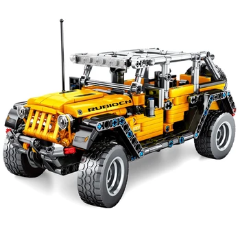 Sembo Technic MOC Jeeps Wrangler la Construcción de Bloques, Ladrillos Modelo del Coche de Carreras Bloque de Juguetes a los Niños los Regalos de Navidad de los Juguetes para los Niños