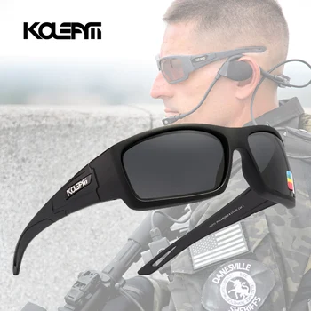 KDEAM de Lujo Gafas de Ejército al aire libre Gafas de sol para los hombres de lentes Polarizadas Diseño Clásico de pesca Gafas de KD711