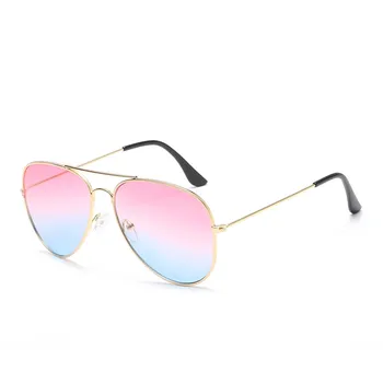 Retro Cat Eye Gafas de sol de las Mujeres de color Amarillo Rojo de la Lente de gafas de Sol de Moda de Peso Ligero de Gafas de sol para las mujeres de la Vendimia del Metal Gafas UV400
