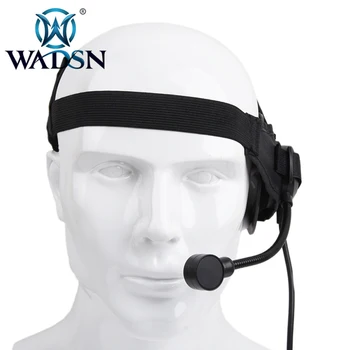 WADSN zSelex TASC1 Softair Auriculares Auriculares Peltor Militar de Auriculares+pulsar Para Hablar U94 PTT Táctico Kenwood Adaptador de WZ182