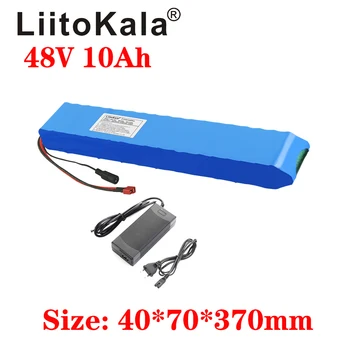 LiitoKala 48V E-bici de la batería de 48v 10ah batería li-ion 18650 pack bicicleta kit de conversión de 1000w XT60 plug + 54.6 v 2A Cargador