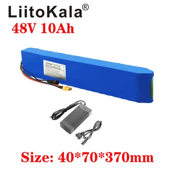 LiitoKala 48V E-bici de la batería de 48v 10ah batería li-ion 18650 pack bicicleta kit de conversión de 1000w XT60 plug + 54.6 v 2A Cargador