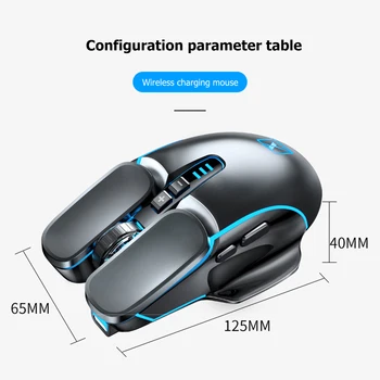 Wireless Gaming Mouse M215 2.4 GHz batería Recargable de 800-2400 DPI Ratones de Ordenador en Casa, Accesorios para PC Gamer