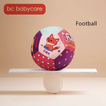 BC Babycare a los Niños la Diversión Eco-Friendly Juguete Educativo con el Paño de la Bola de Bebé para el Aprendizaje Preescolar Colores de los Animales de la Música de Fútbol de Baloncesto