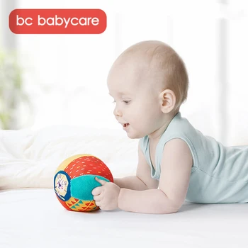 BC Babycare a los Niños la Diversión Eco-Friendly Juguete Educativo con el Paño de la Bola de Bebé para el Aprendizaje Preescolar Colores de los Animales de la Música de Fútbol de Baloncesto