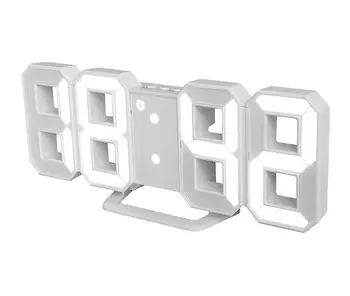 3D Digital Reloj de Mesa Reloj de Pared Con la Lamparita de la Pantalla Led de Alarma del Reloj De la Oficina en Casa