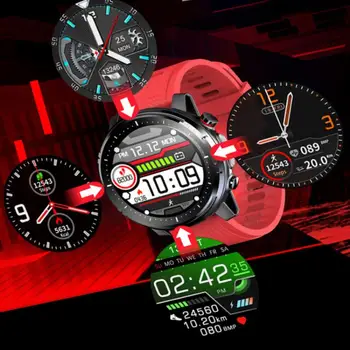 Pantalla Táctil L15 Los Relojes Inteligentes Más De Ritmo Cardíaco Reloj Inteligente De Pulsera Deportivo Relojes Inteligentes Banda Impermeable Smartwatch Android