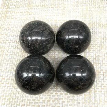 Natural Astrophyllite esfera de cristal de cuarzo cristales de bolas de mineral de sanación espiritual piedras para la decoración del hogar