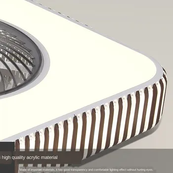 55 cm led ventilador de techo lámparas con luces de control remoto ventilador de la lámpara Silencioso Motor dormitorio decoración de fans