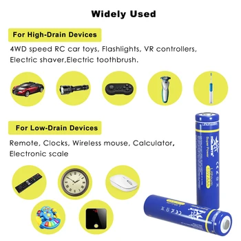 Melasta 16pcs FR03 AAA lifes2 1.5 V Litio de 1100 mah Batería Principal para los juguetes de MP3, cámara máquina de afeitar eléctrica cepillo de dientes remoto reloj